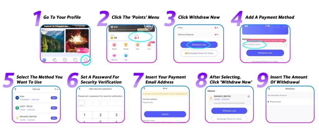 Withdraw Vone Live Tutorial Step by step
